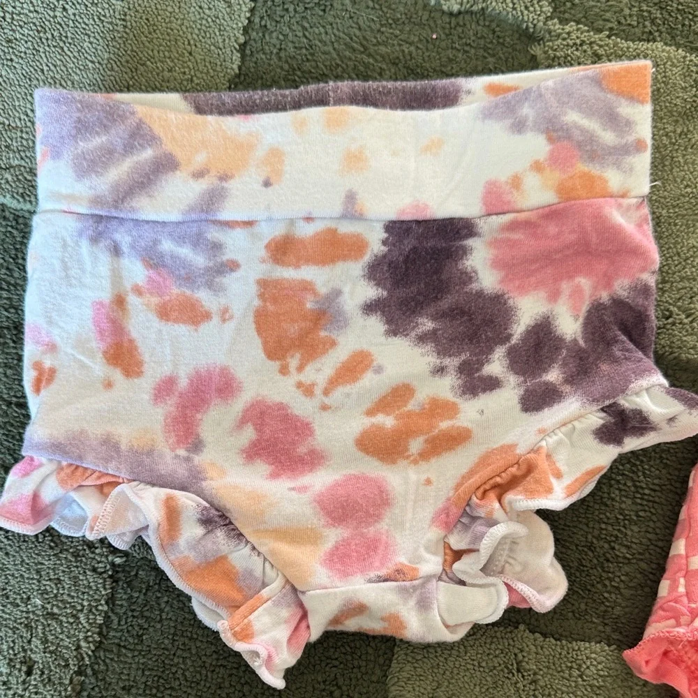 Vibrant Tie-Dye and Striped Diaper Covers